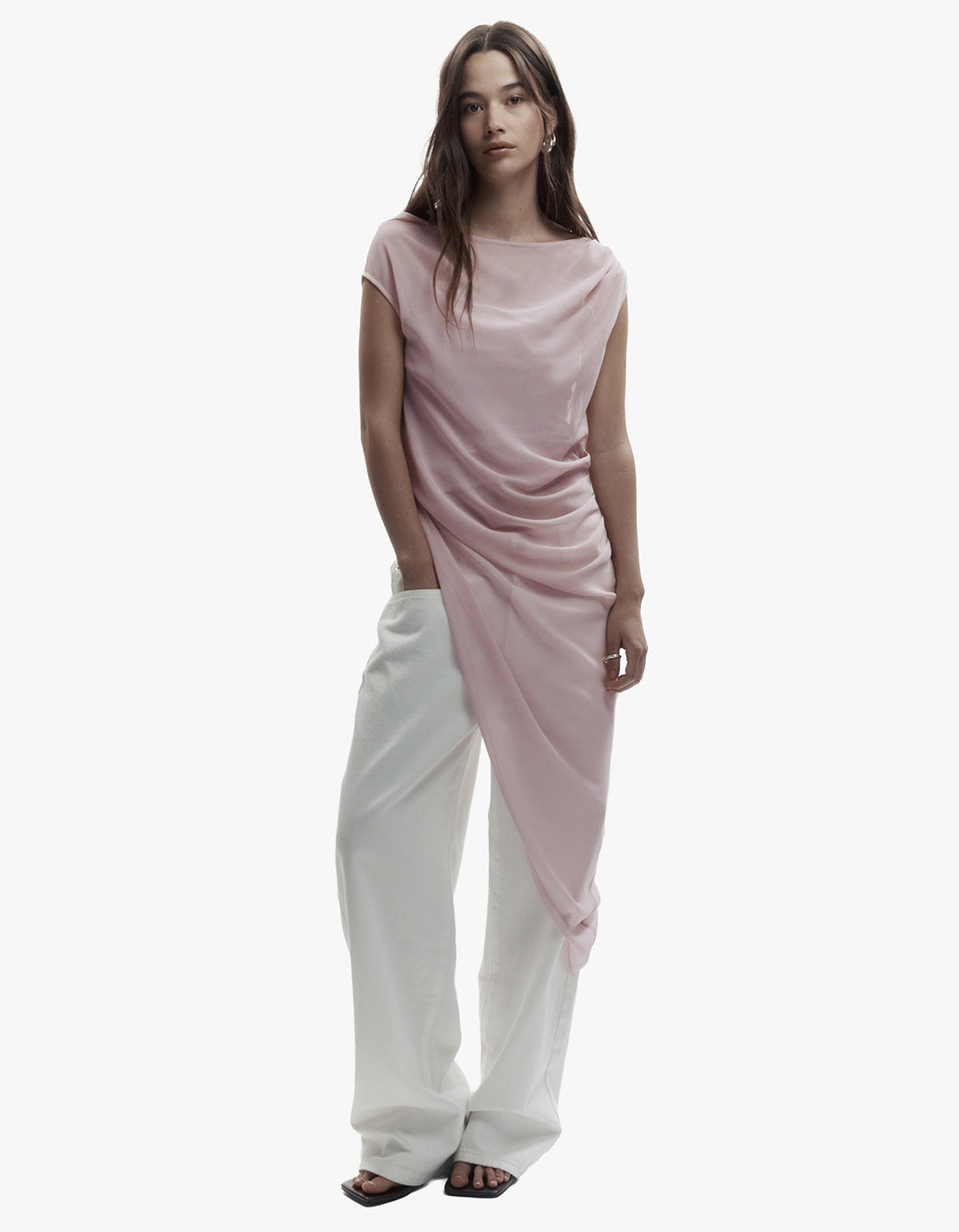 Sabine Top - Ballet Pink
