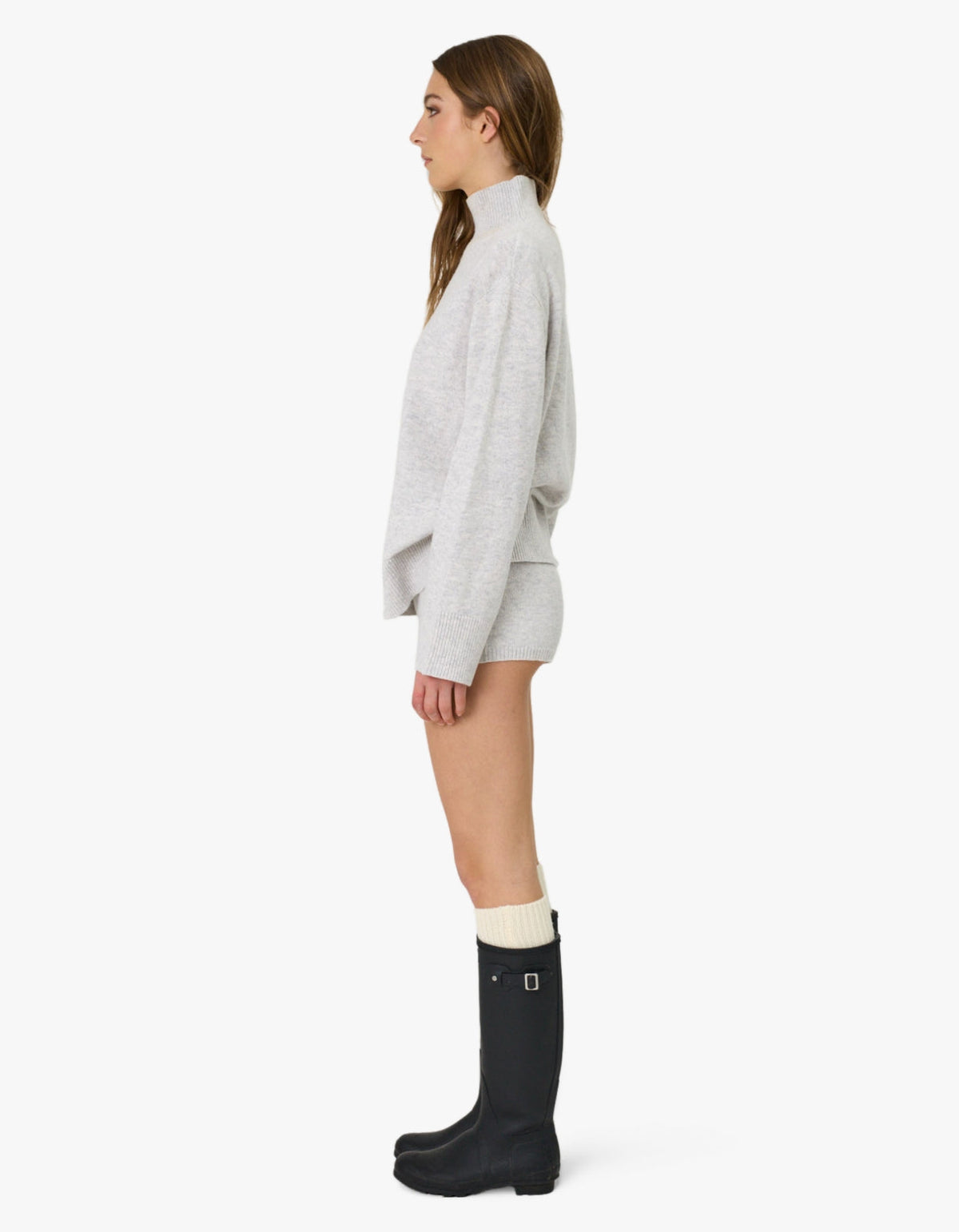 Cilla Knit - Grey Marle