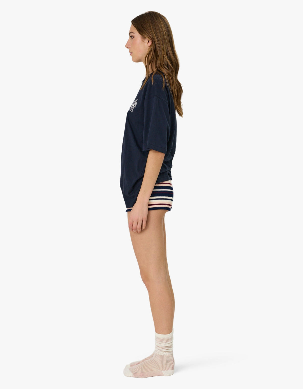 Crest Tee - Indigo