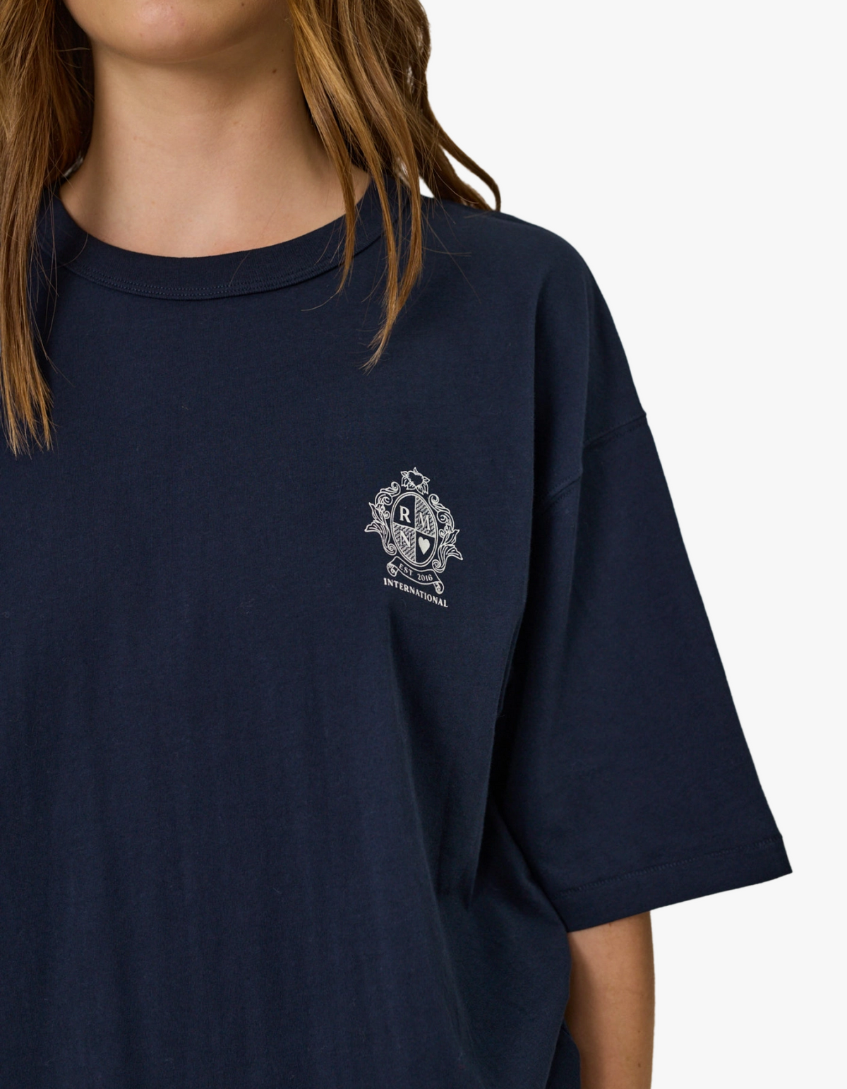 Crest Tee - Indigo