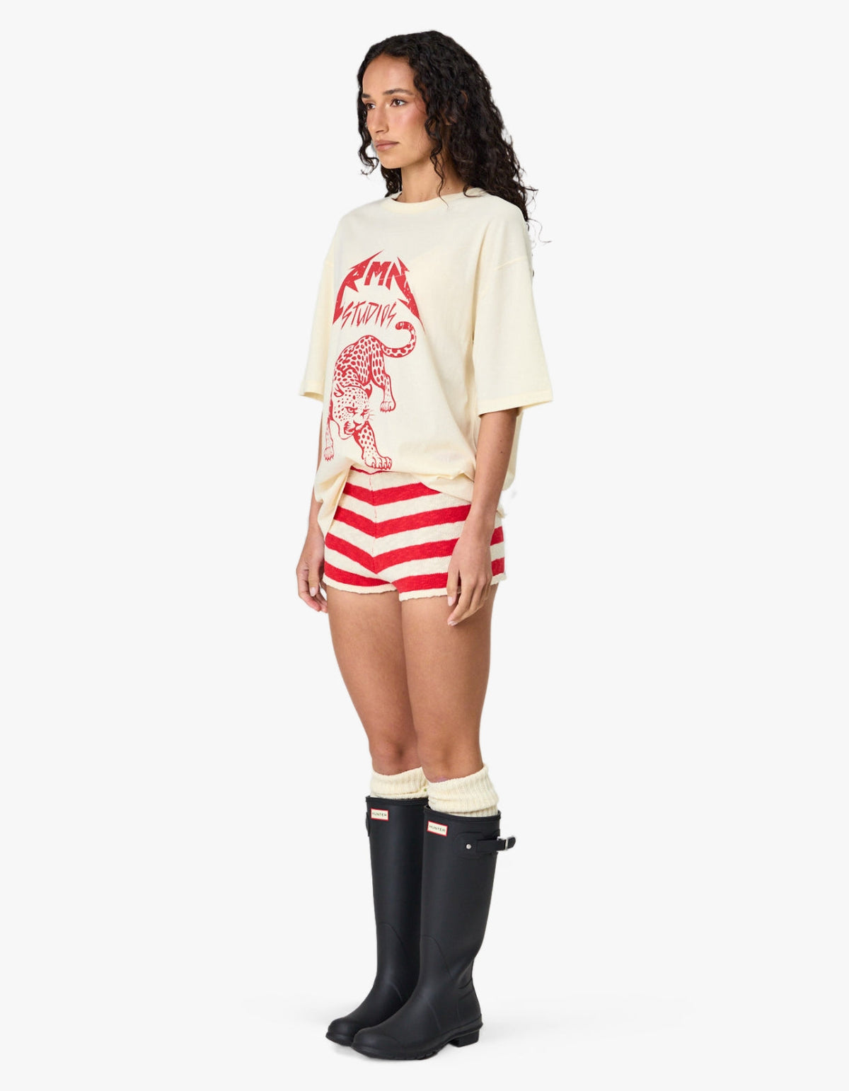 Leopard Tee - Ivory