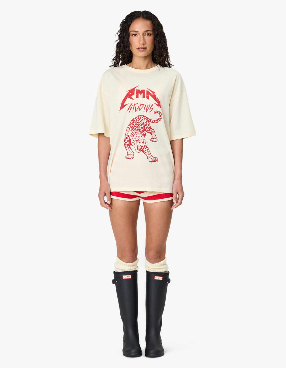 Leopard Tee - Ivory