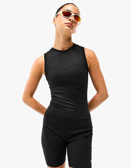 247 Ease Seamless Loose Fit Tank - Black