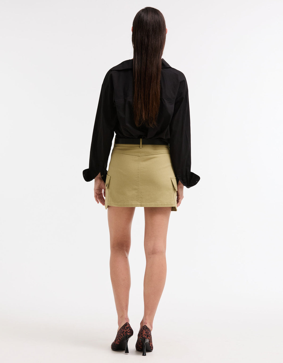 Rush Mini Skirt - Olive