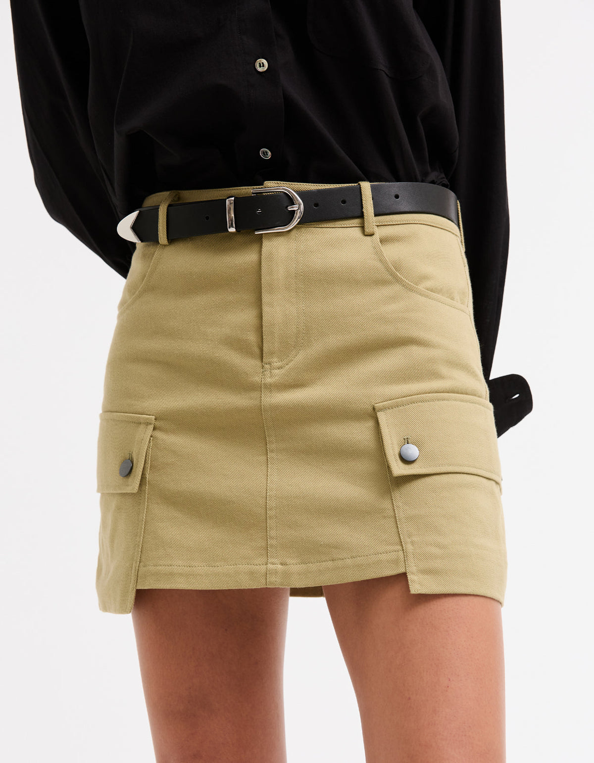 Rush Mini Skirt - Olive