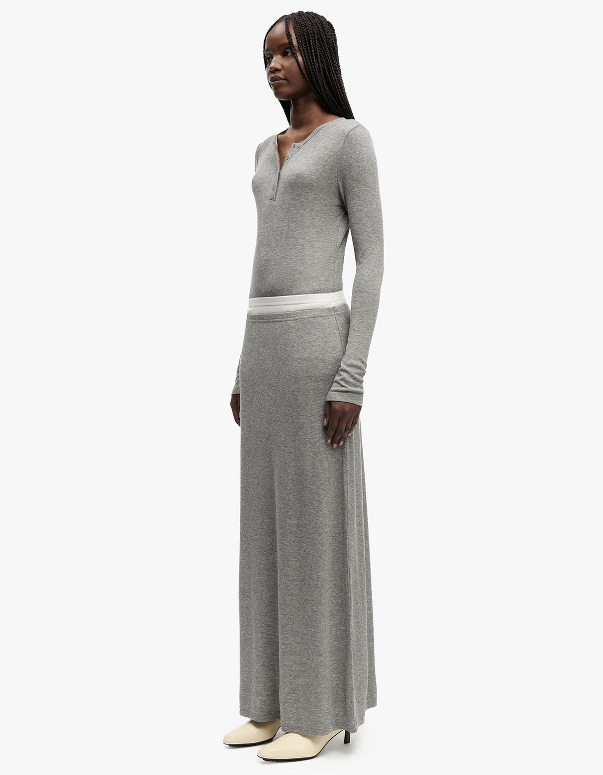 Sadou Skirt 15886 - Mid Grey Mel.