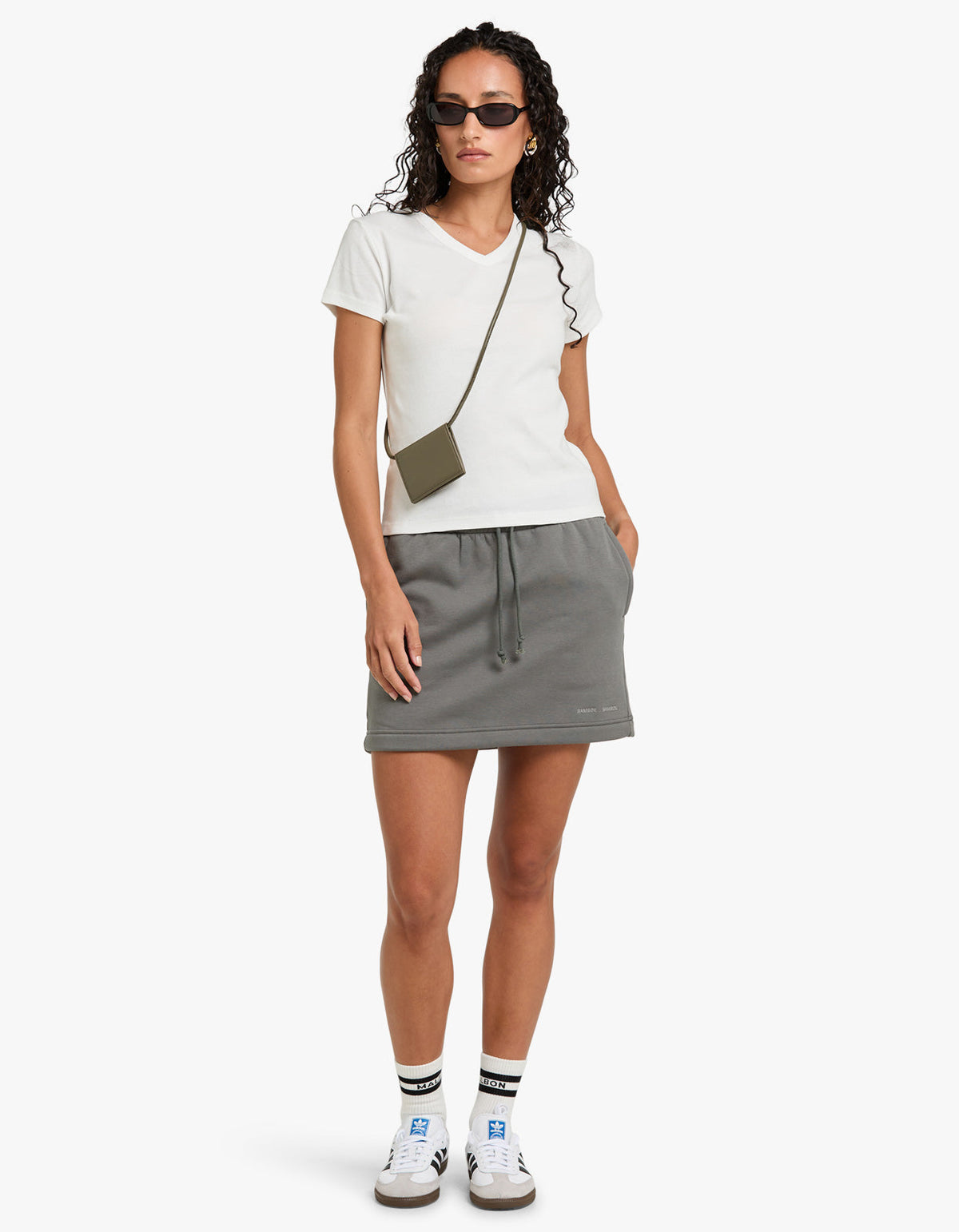 Sakira Sweat Skirt 15905 - Gunmetal