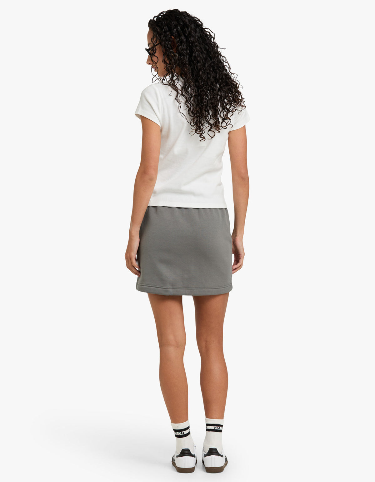 Sakira Sweat Skirt 15905 - Gunmetal