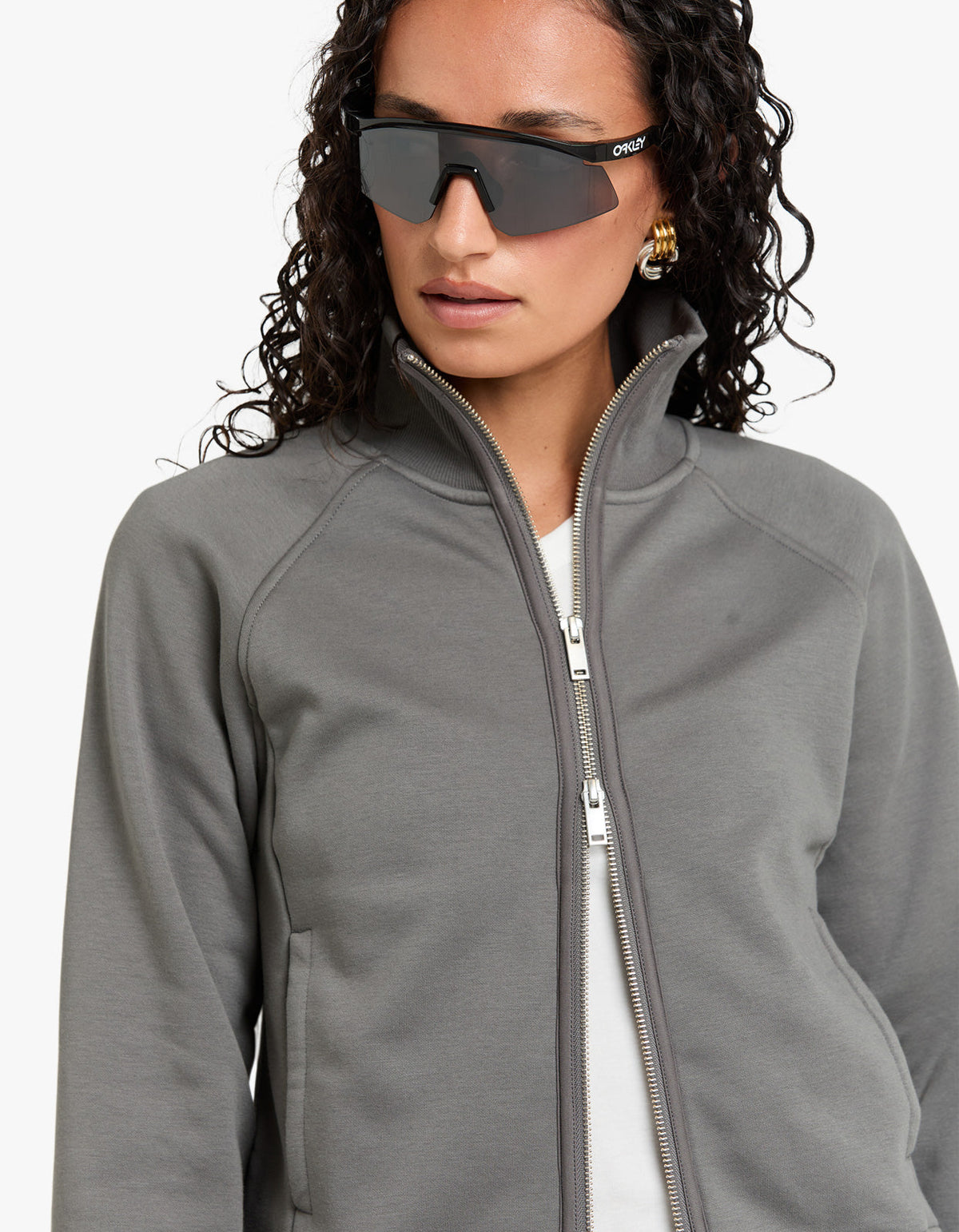 Sakira Zip Sweat 15905 - Gunmetal