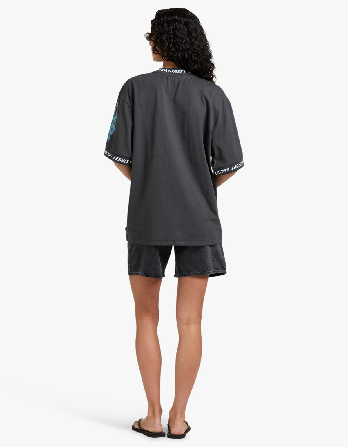 Aloha Motos SS T-Shirt - Washed Black