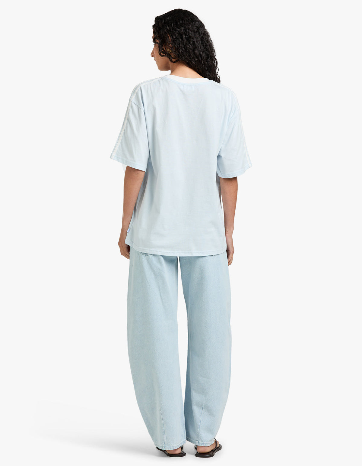 Dolphin Yin Yang T-Shirt - Light Blue