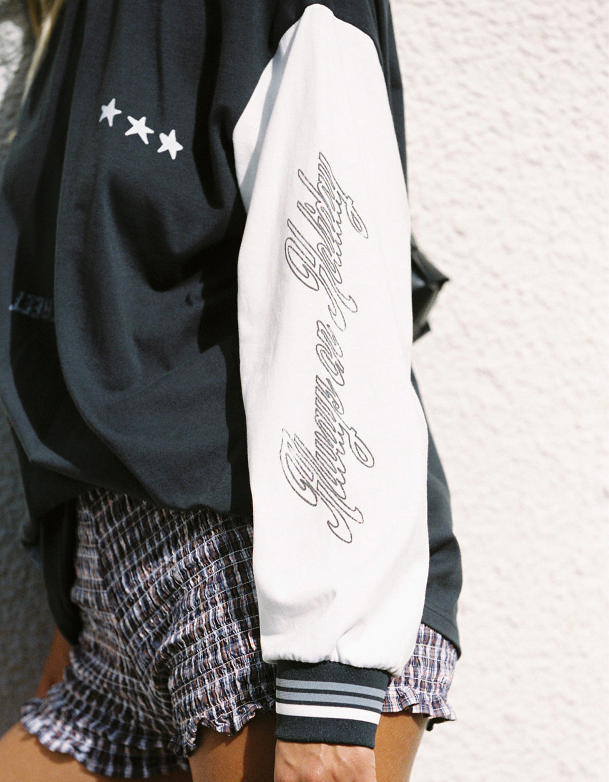 Metallic Diver Long Sleeve - Washed Black