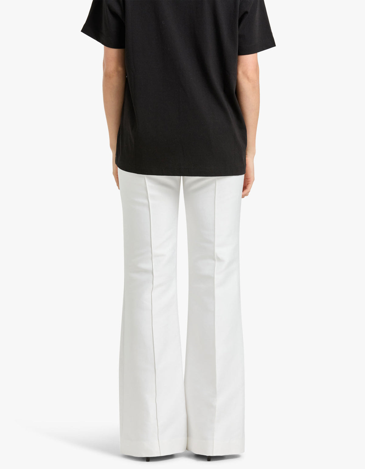 Thea Pintuck Flared Pant - Ivory