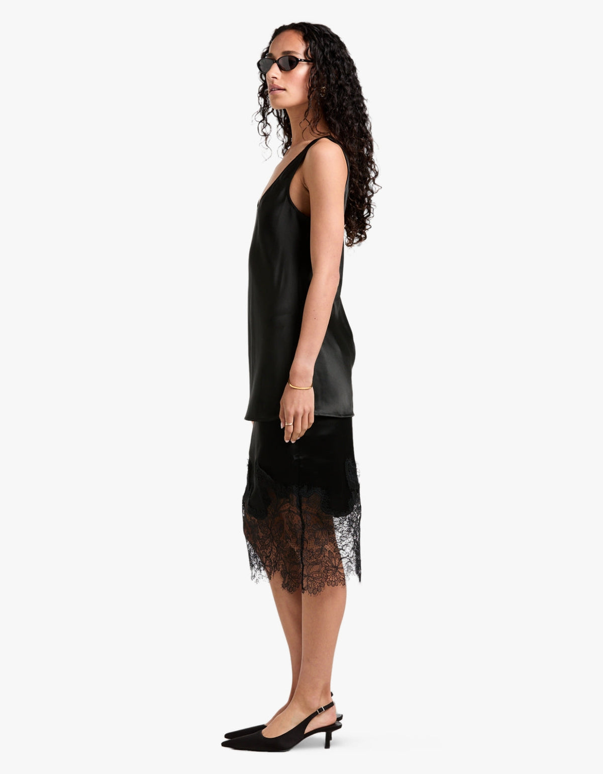 Savanna Scoop Neck Top - Black