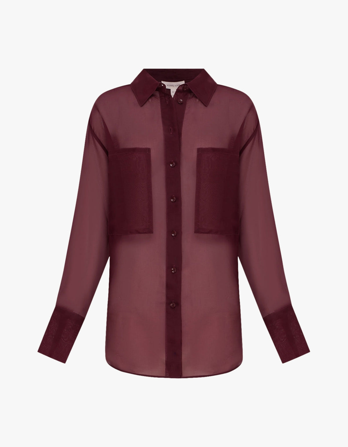 Tibby Silk Organza Shirt - Port Royale