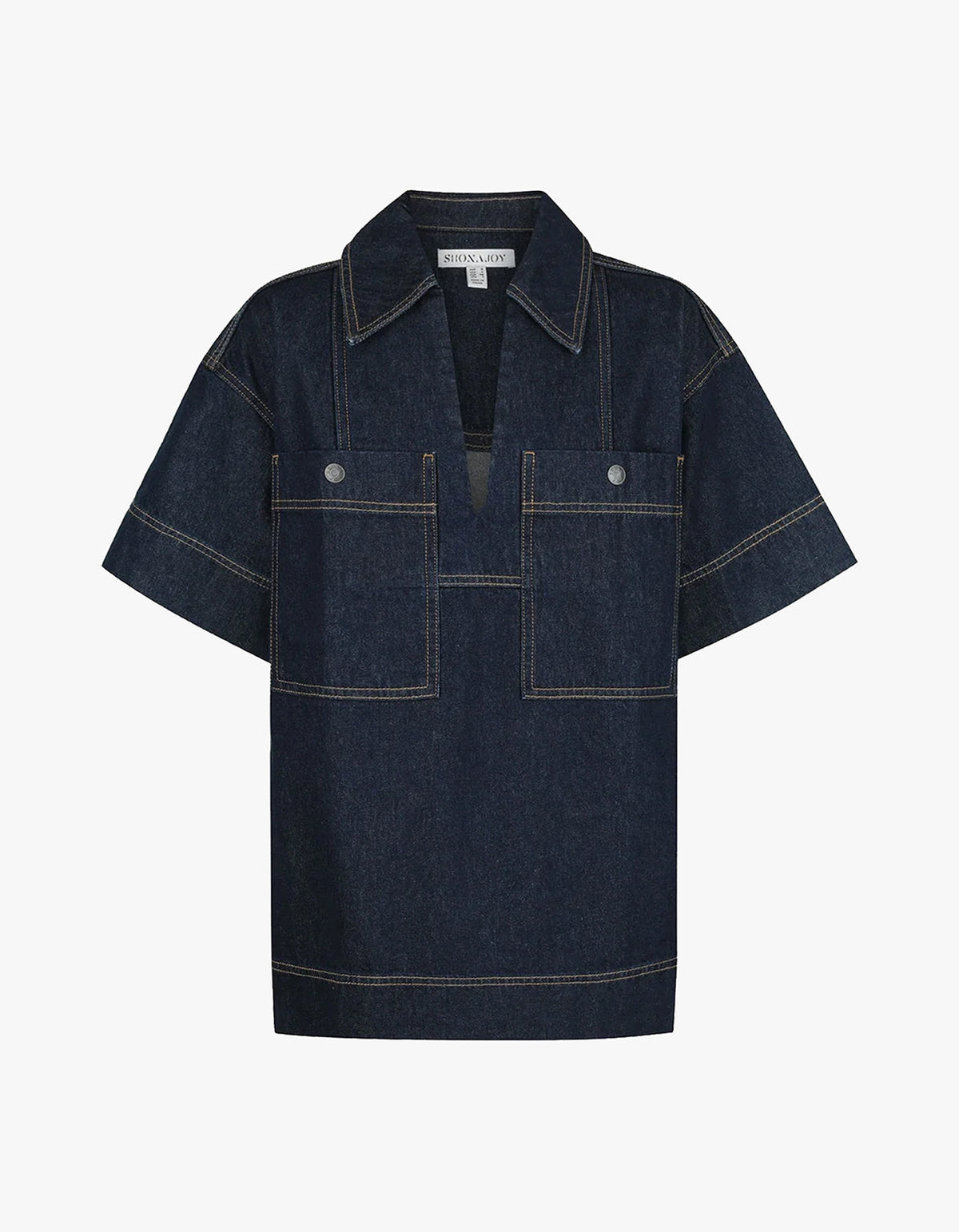 Rita Pullover Top - Deep Indigo