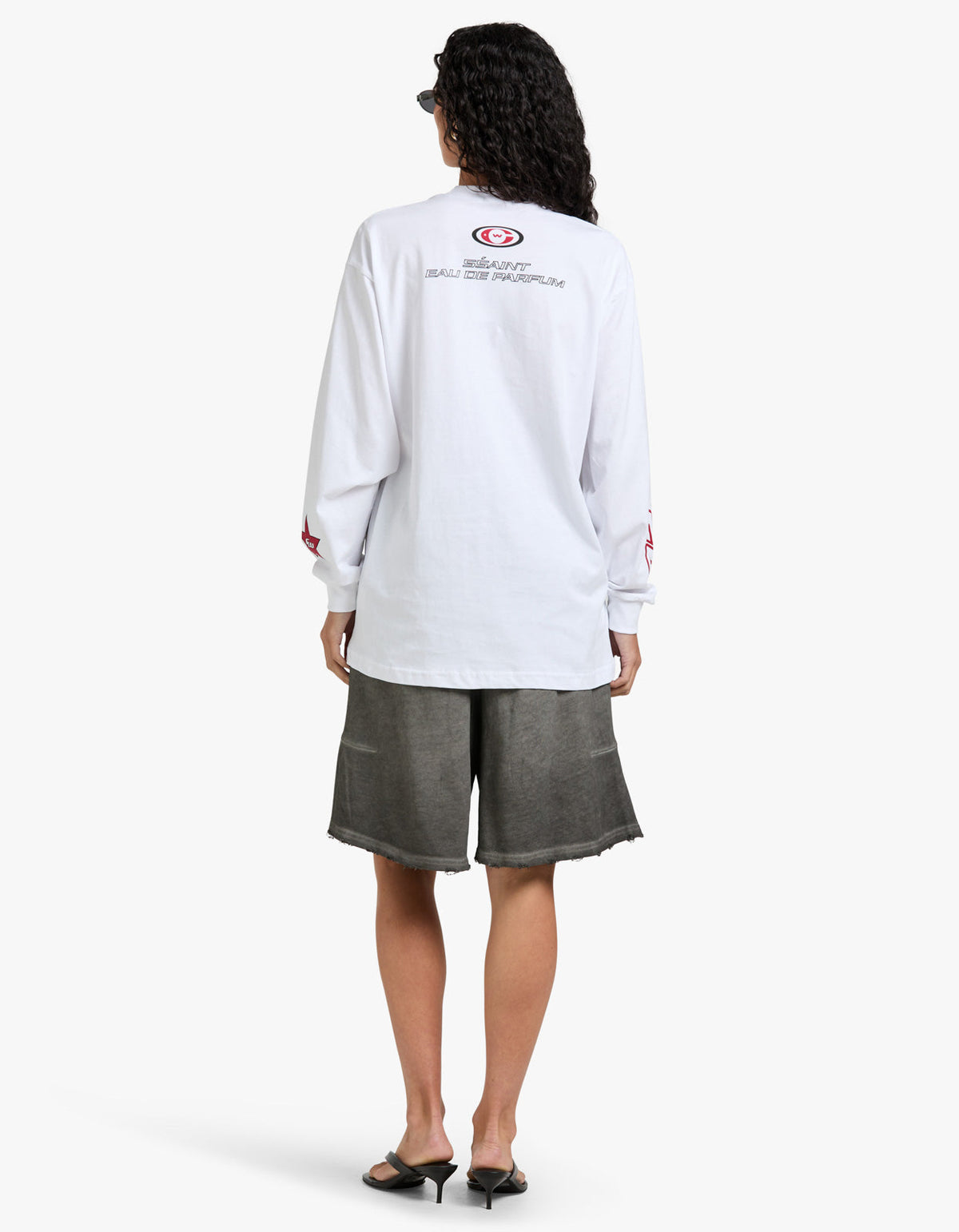 Signature Moto Tee White - White