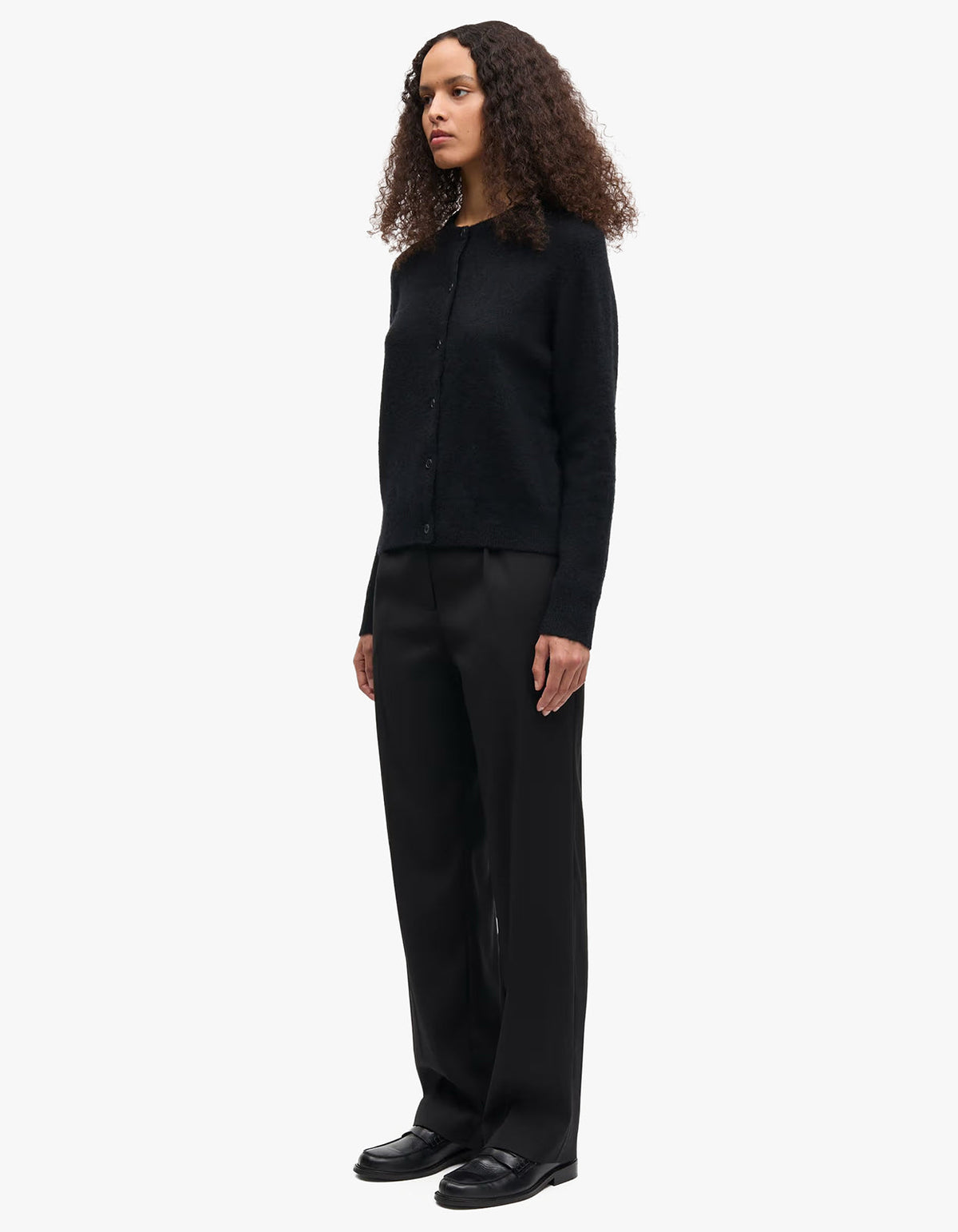 Nor Short Cardigan 7355 - Black
