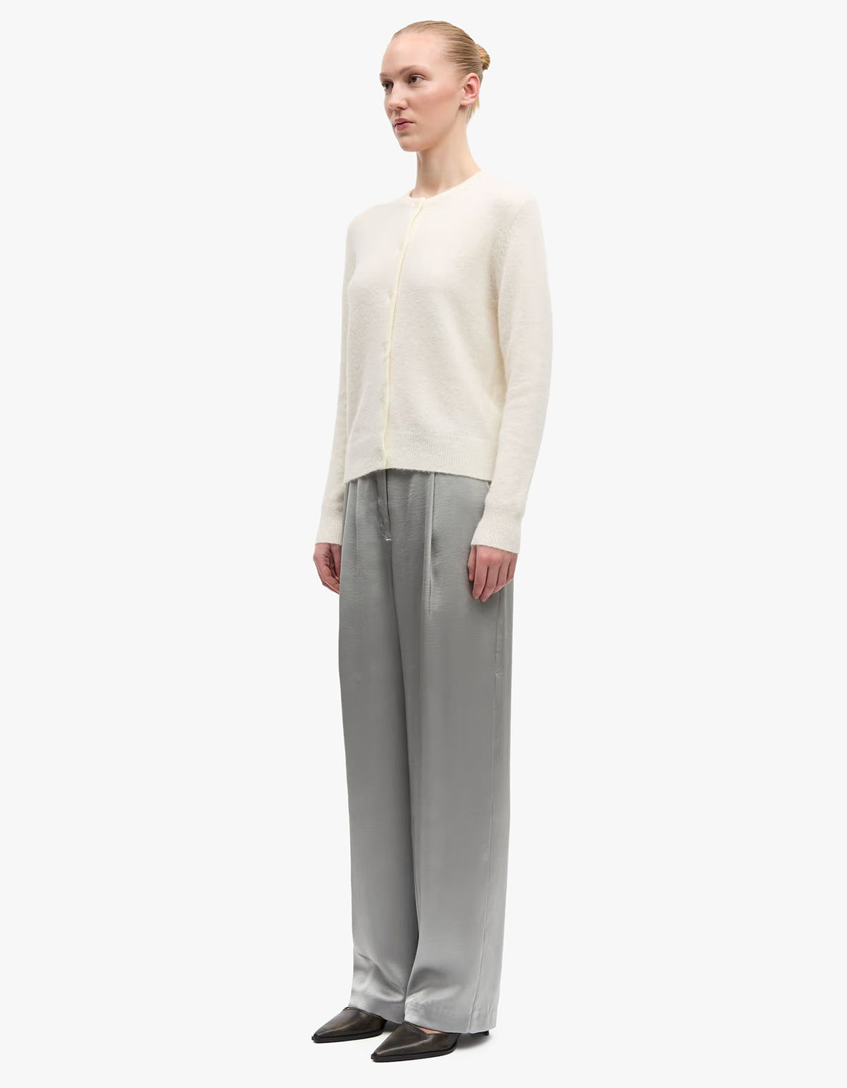 Nor Short Cardigan 7355 - Clear Cream