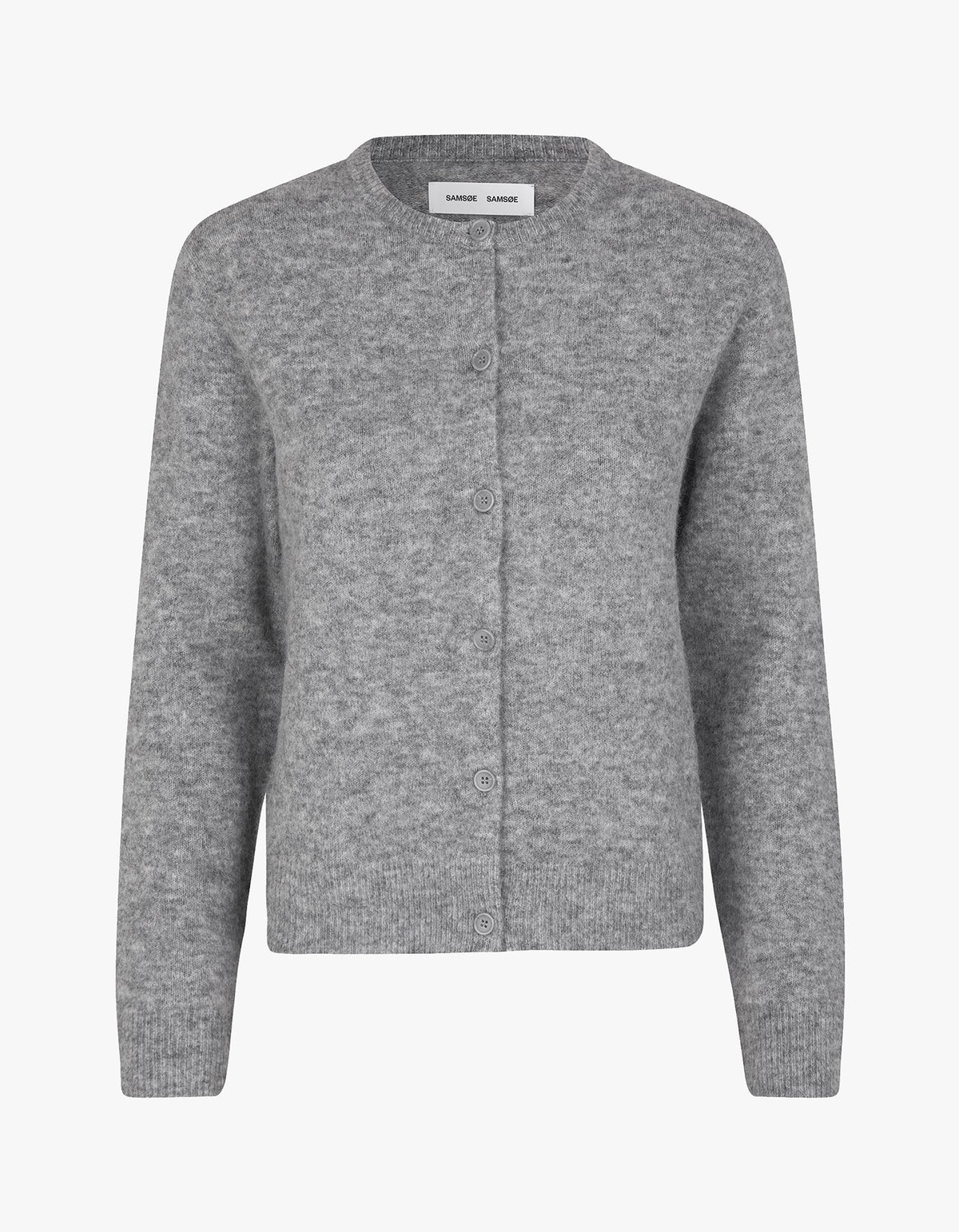 Nor Short Cardigan 7355 - Grey Mel