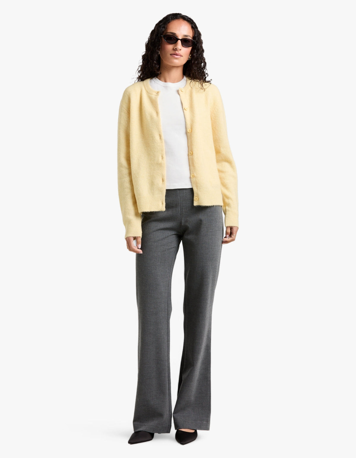 Nor Short Cardigan 7355 - Straw