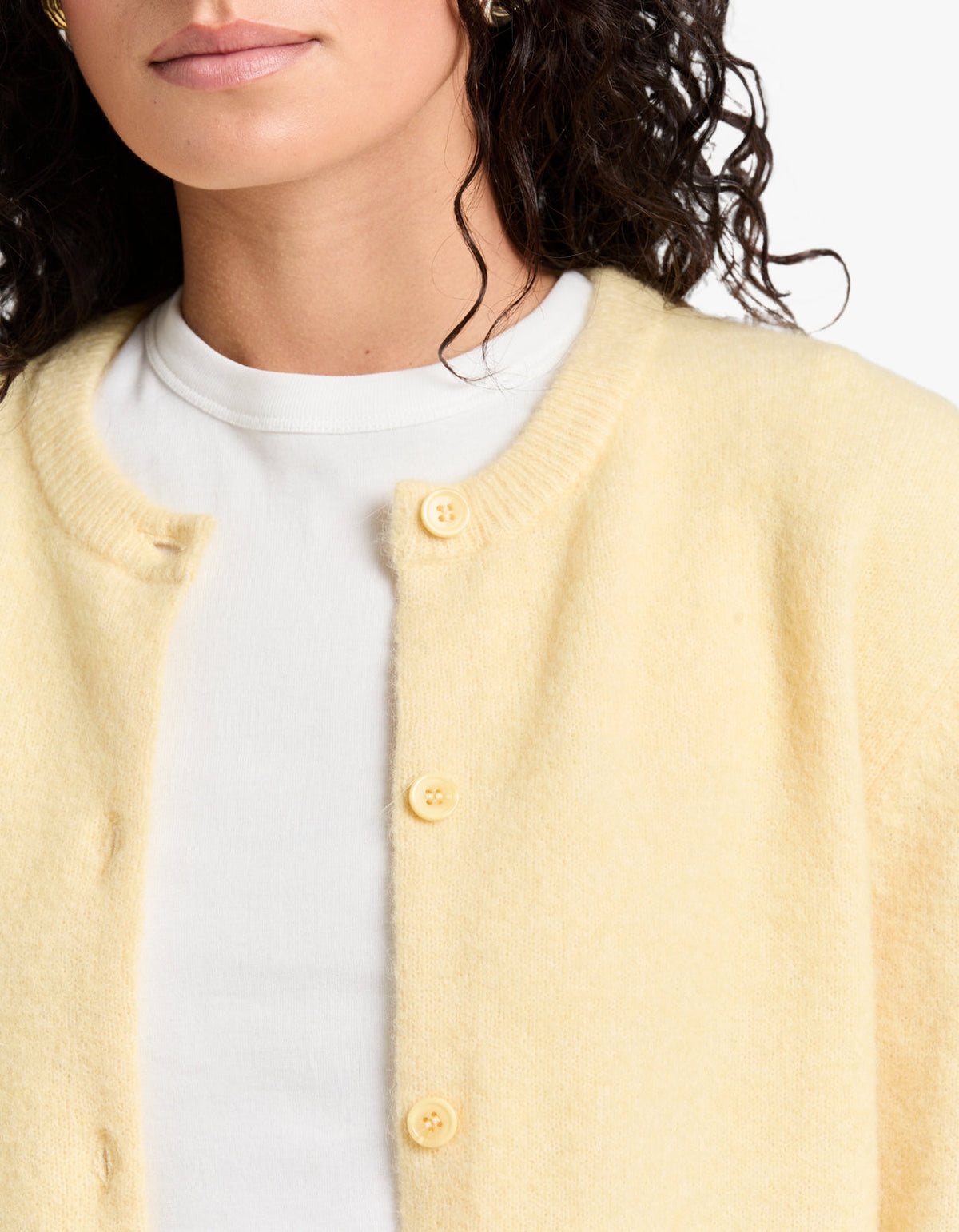 Nor Short Cardigan 7355 - Straw