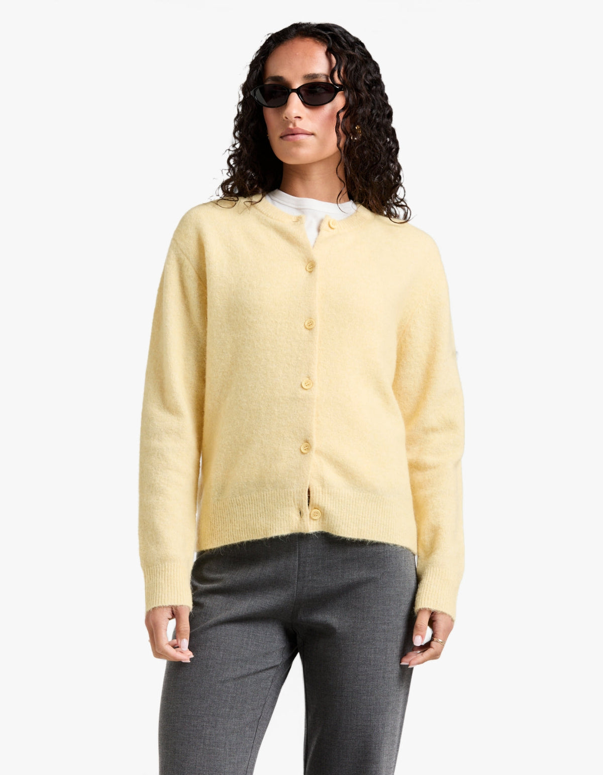 Nor Short Cardigan 7355 - Straw