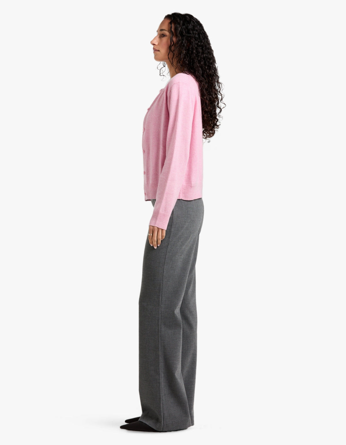 Saboston Cashmere Cardigan 6304 - Bleached Mauve