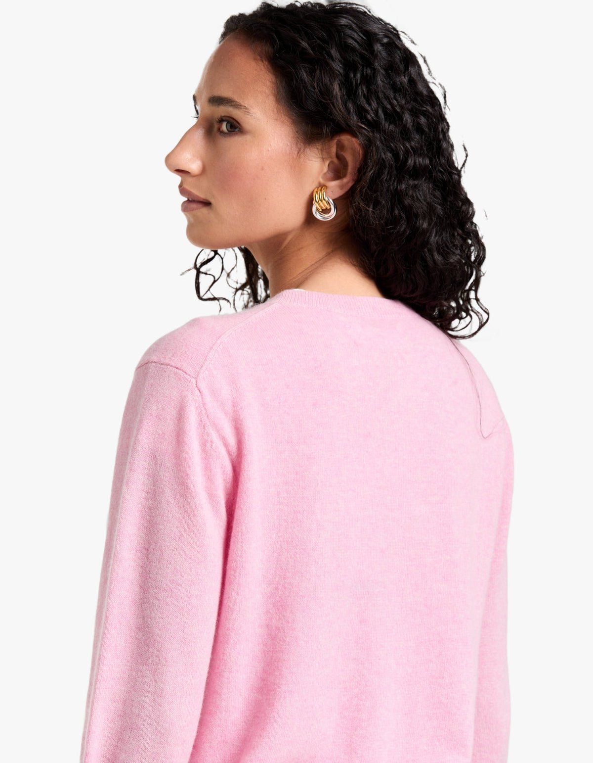 Saboston Cashmere Cardigan 6304 - Bleached Mauve