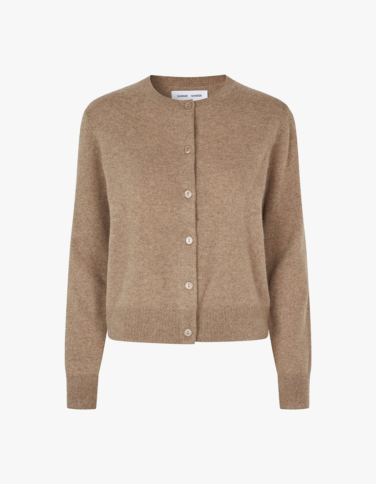 Saboston Cashmere Cardigan 6305 - Greige Mel