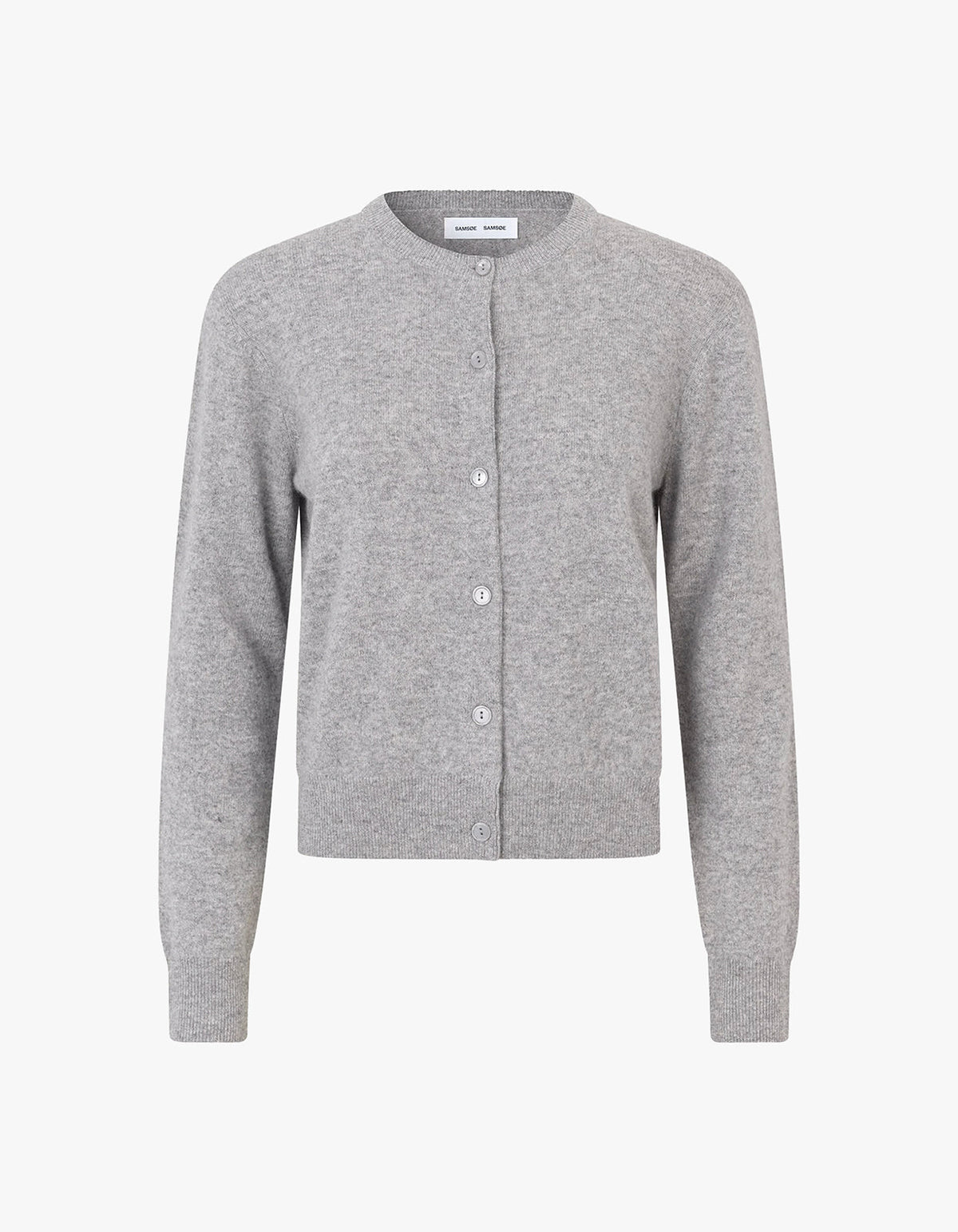 Saboston Cashmere Cardigan 6304 - Grey Mel.