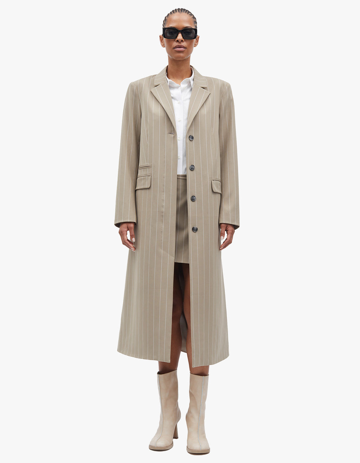 Safallon Coat 15547 - Greige St