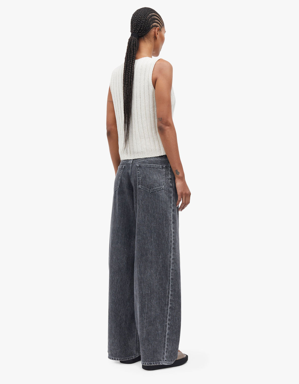 Saharper Jeans Belt 15590 - Grey Cloud