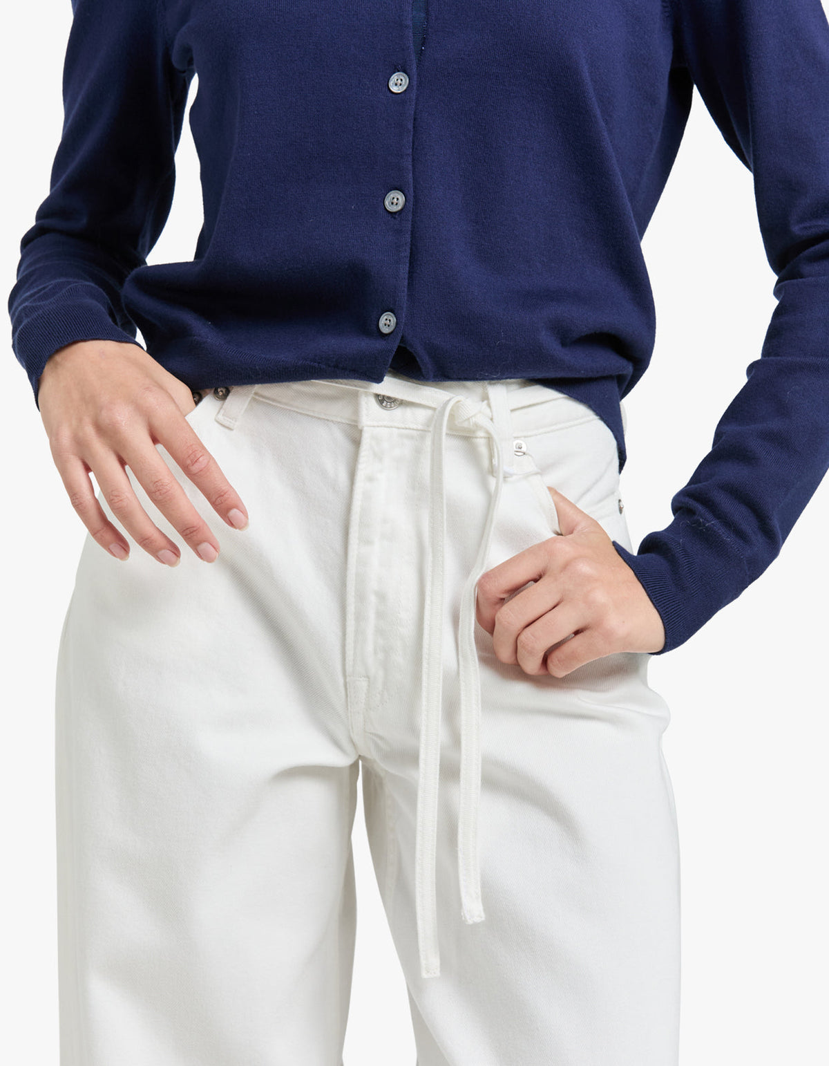 Saharper Jeans Belt 15620 - White Rock