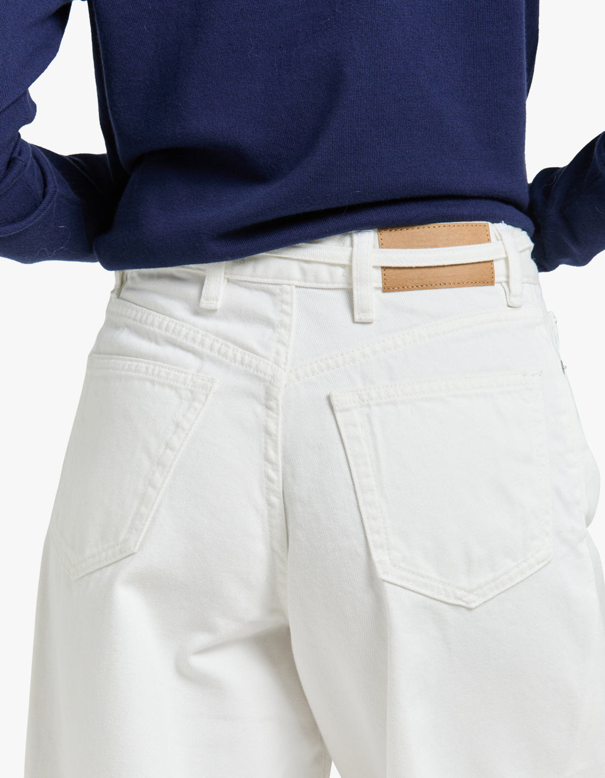 Saharper Jeans Belt 15620 - White Rock