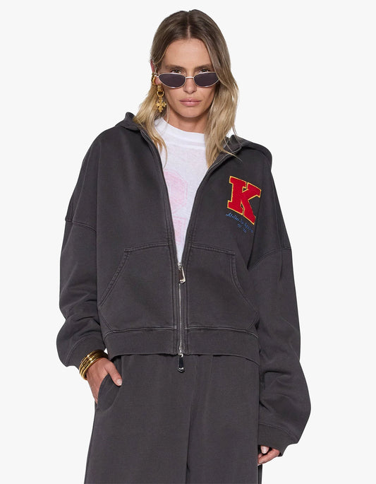 Campus Hoodie Washed Black - Washed Black