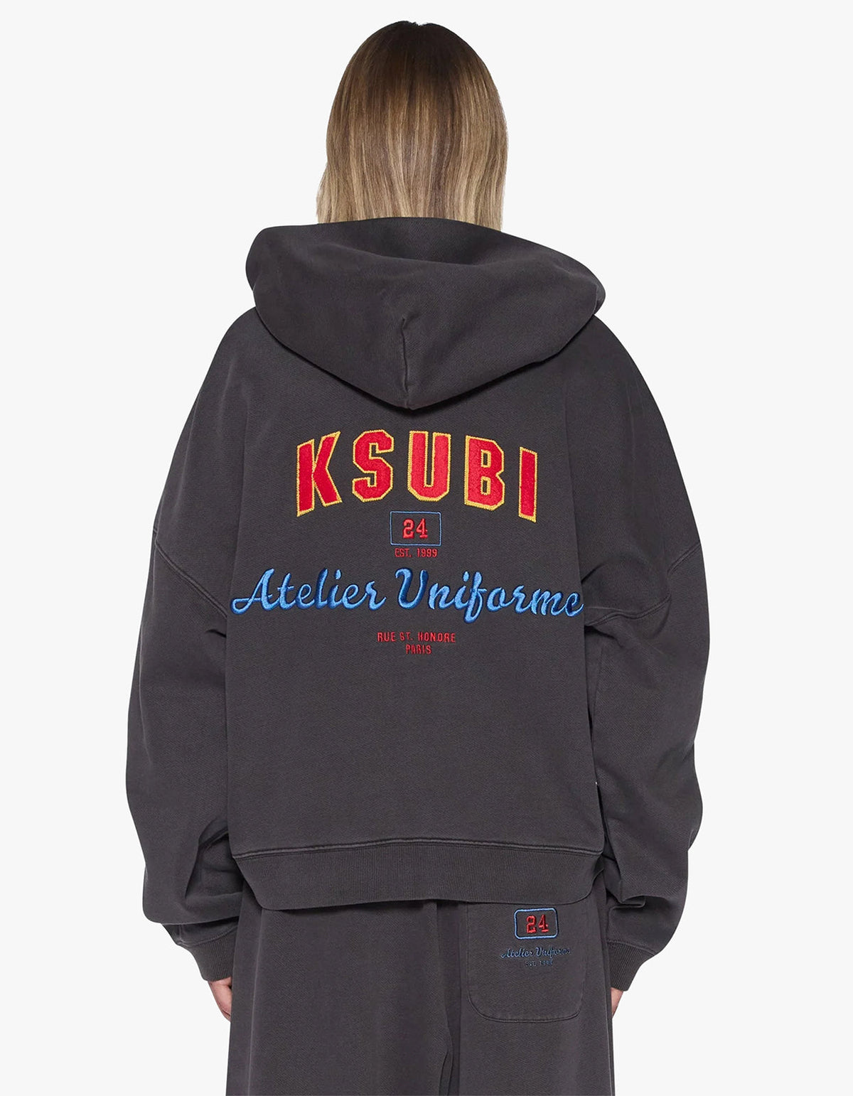 Campus Hoodie Washed Black - Washed Black