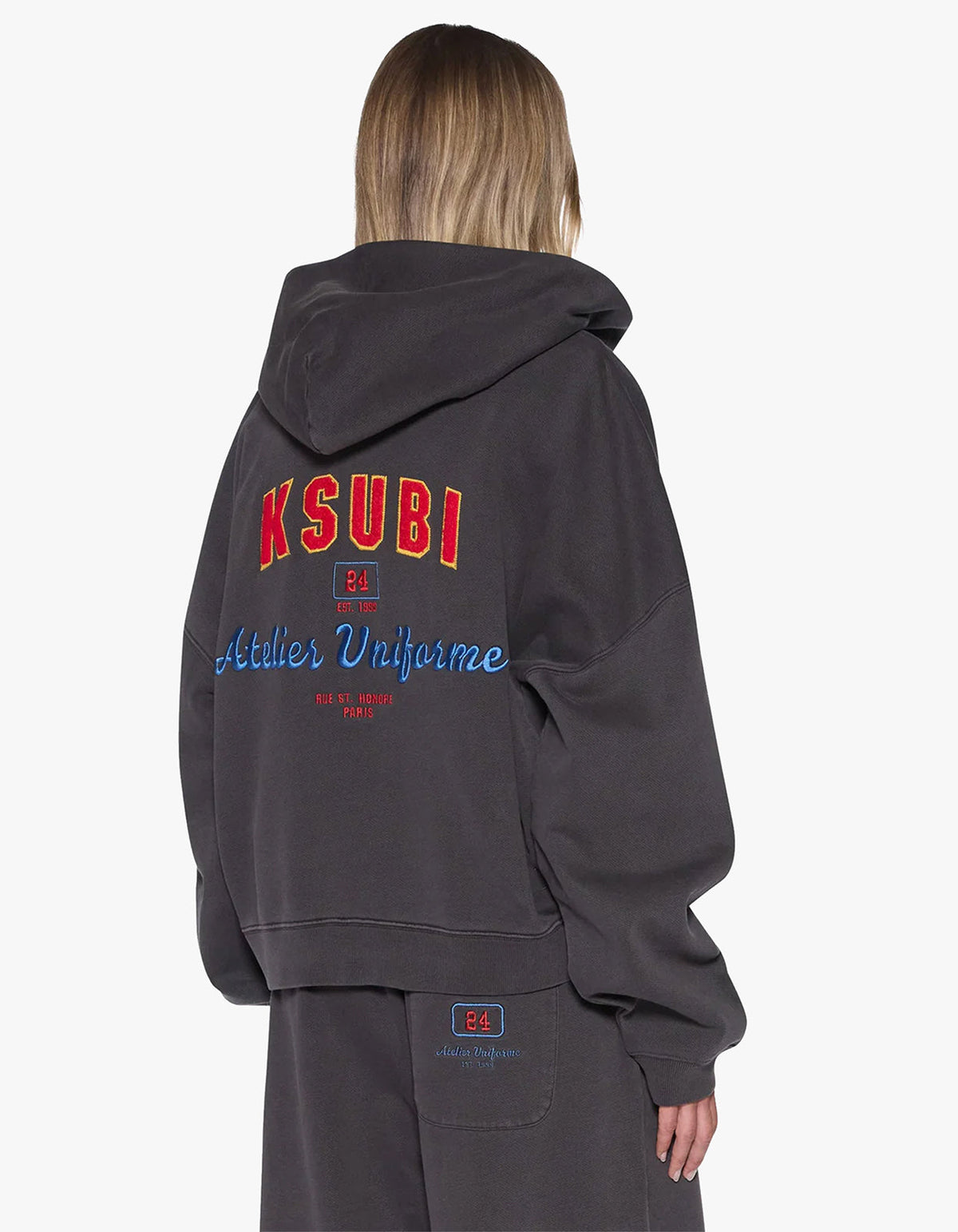 Campus Hoodie Washed Black - Washed Black