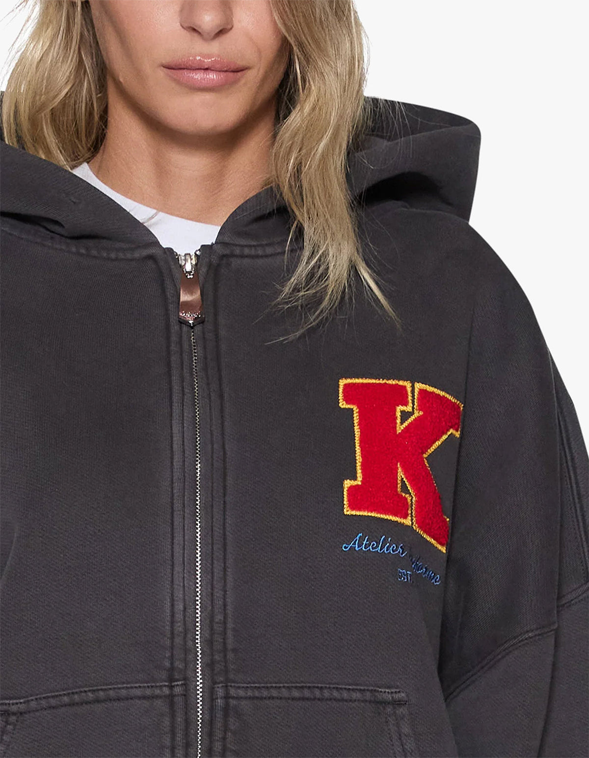 Campus Hoodie Washed Black - Washed Black