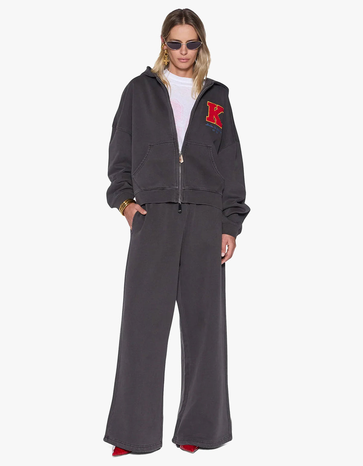 Boyfriend Trakpant Washed Black - Washed Black