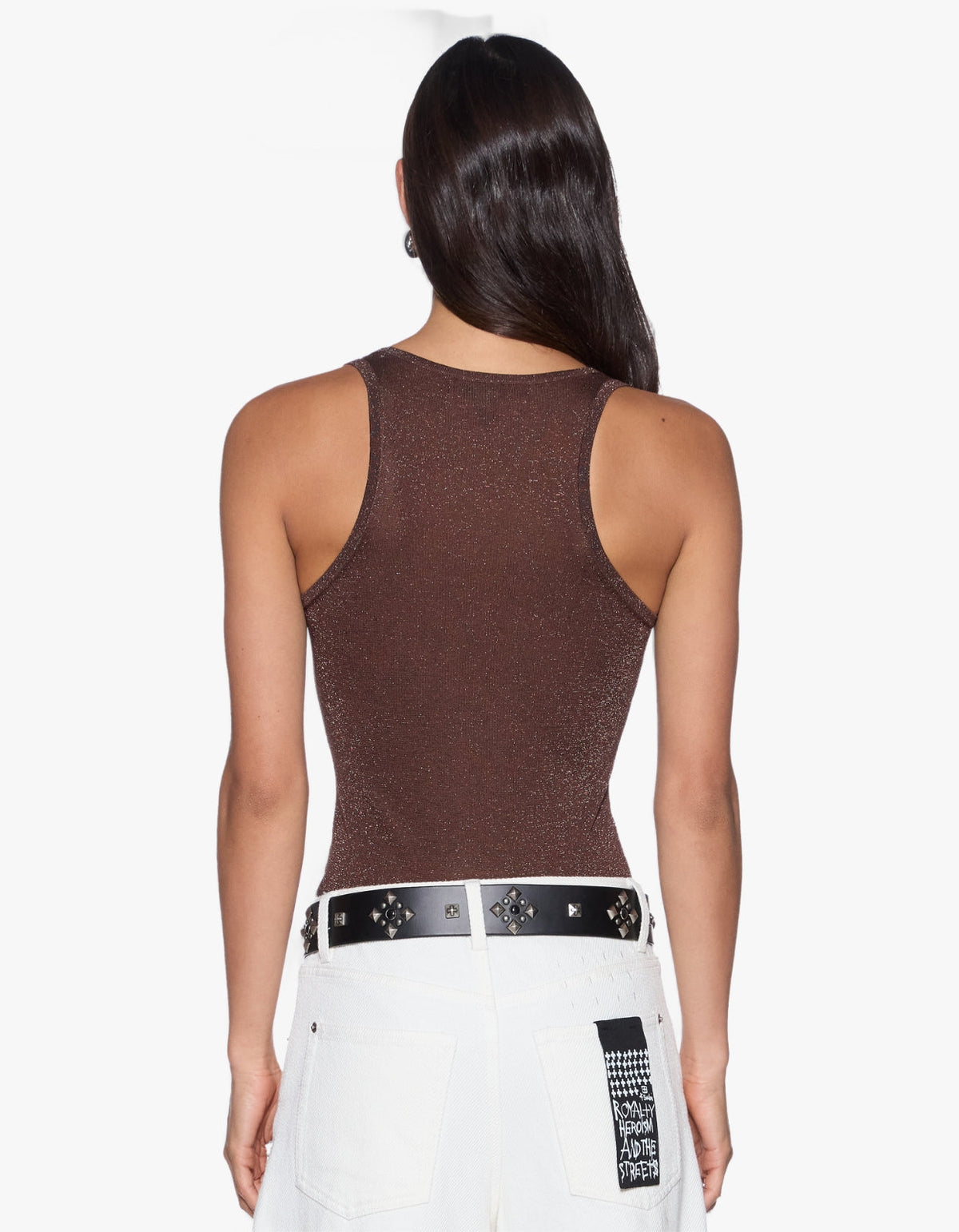 Origin Knit Tank - Stone Lurex