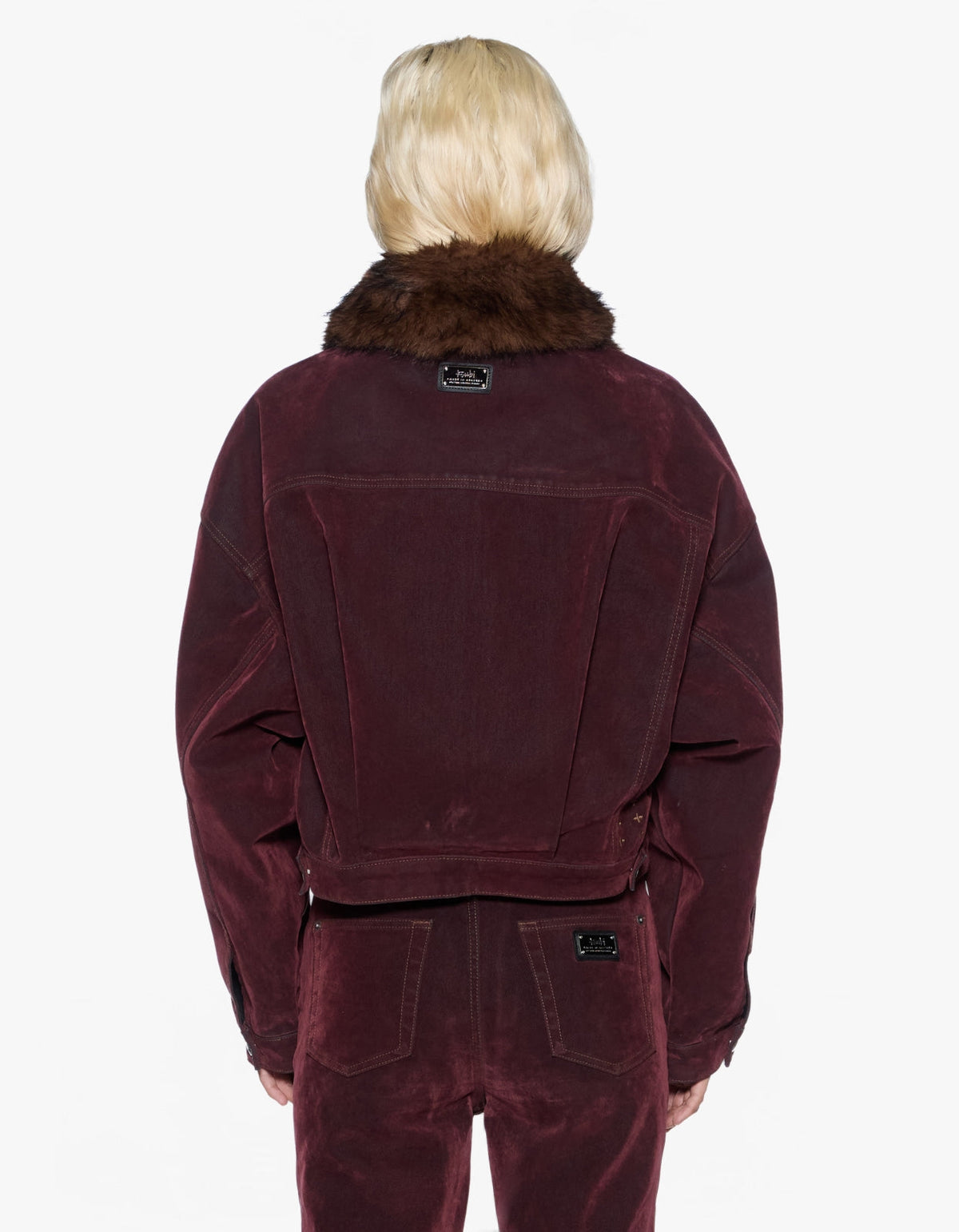 Relaxed Trucker Jacket - Merlot