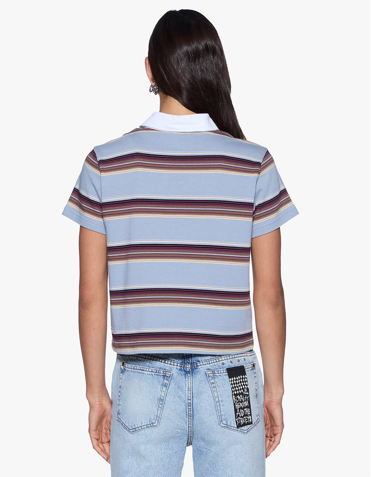 Sott Shrunken Polo - Multi Stripe