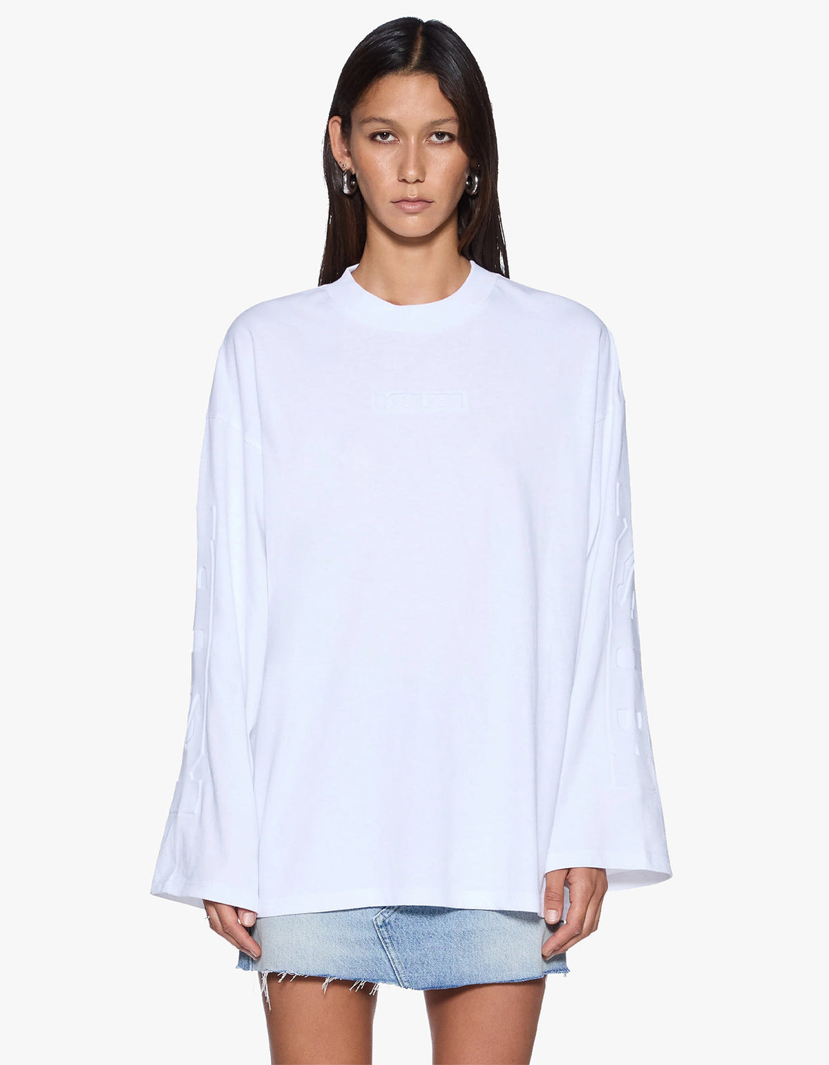Sott Altar Boyfriend L/S Tee - White