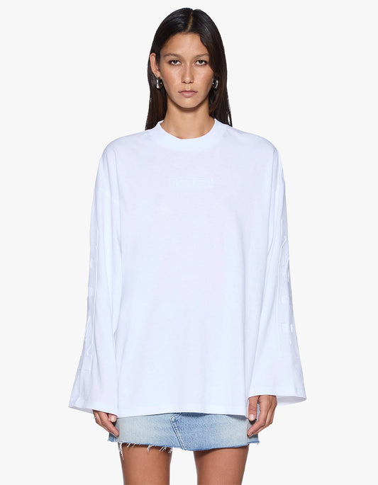 Sott Altar Boyfriend L/S Tee - White
