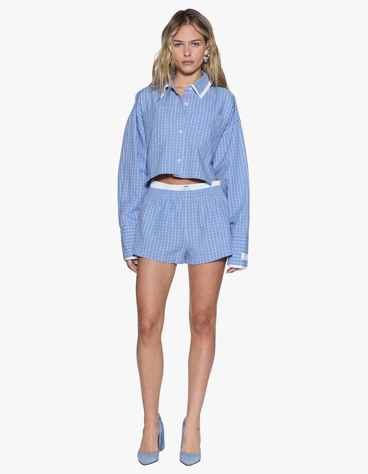Balter L/S Shirt - Blu Check
