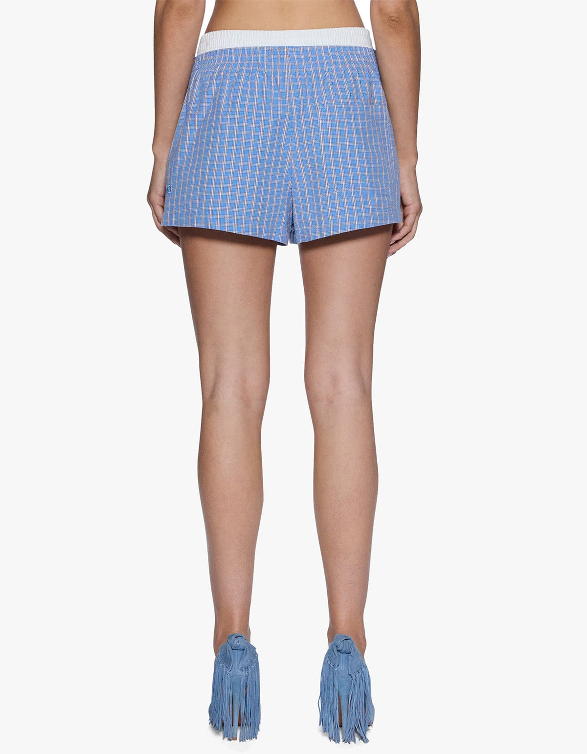 Boxer Shorts - Blu Check
