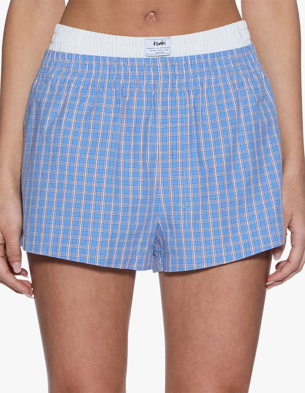 Boxer Shorts - Blu Check