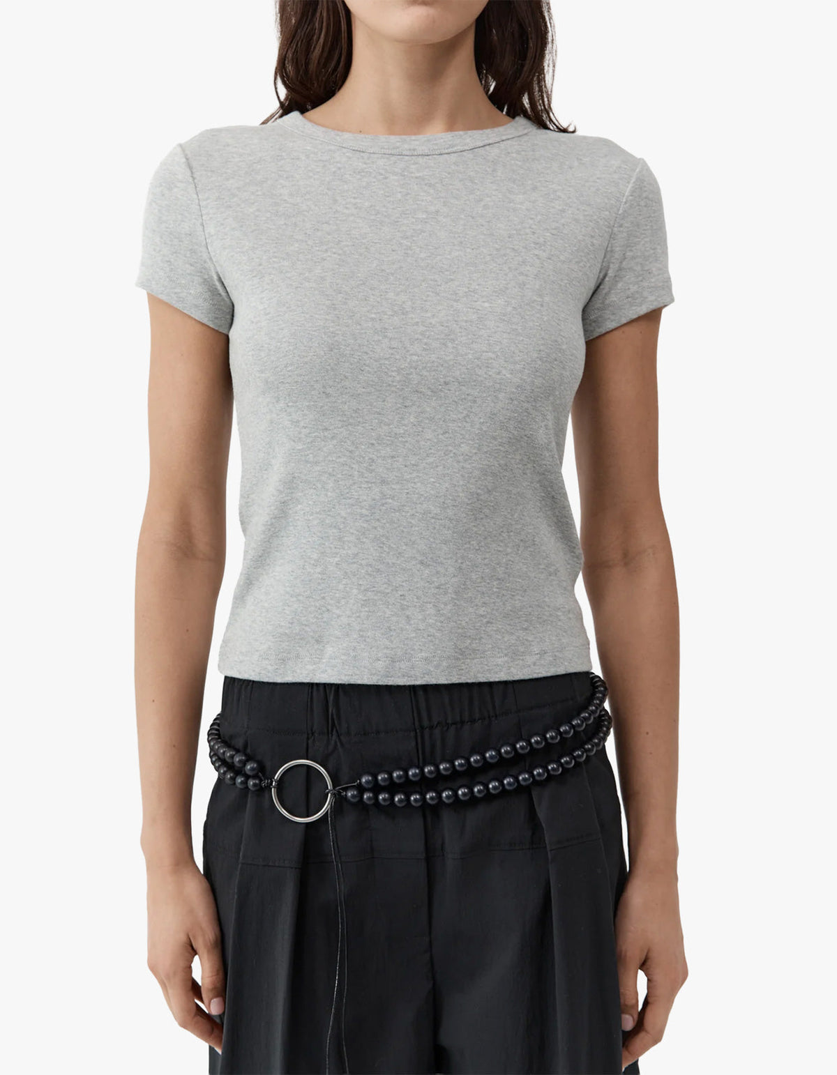Organic Cotton Baby Tee - Grey Marle