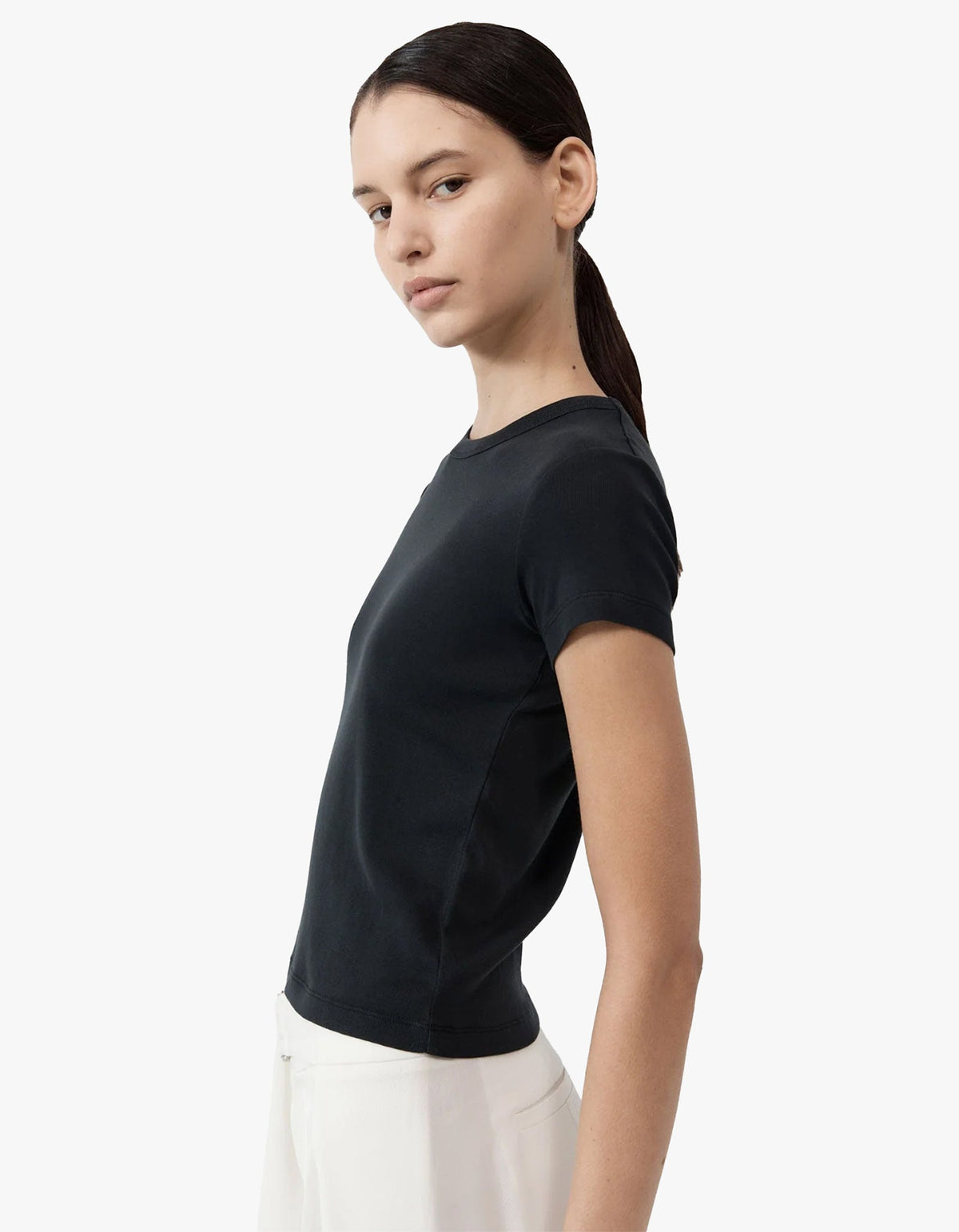 Organic Cotton Baby Tee - Jet Black